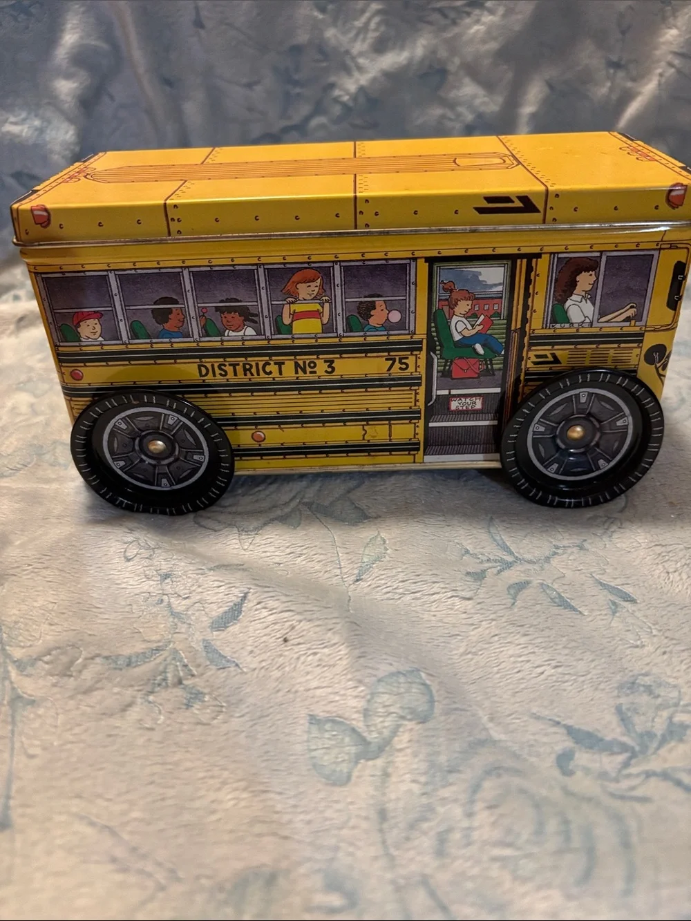 Yellow School Bus Toy Tin - Kids Toys